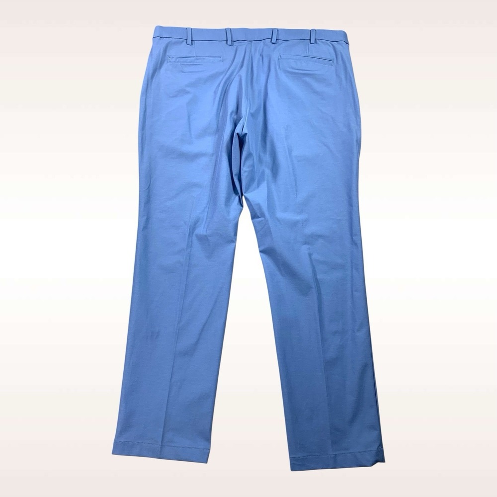 Lauren Ralph Lauren Pants Mens 40x30 Blue Performance Classic Fit Cotton Stretch - Picture 11 of 12